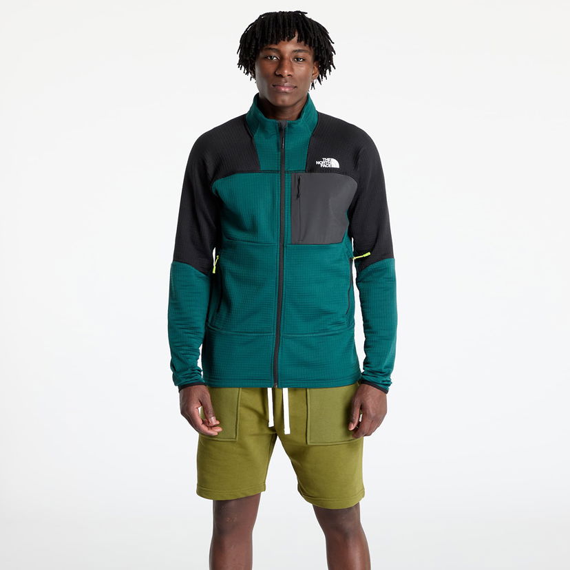 Džemper The North Face The North Face Stormgap Powergrid Jacket Zelena | NF0A87J85861