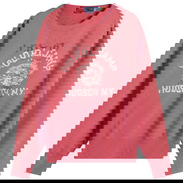 Dukserice Polo by Ralph Lauren Camp Sweatshirt with Fish and Hudson NY Graphic Crvena | 710P05436-RED, 0