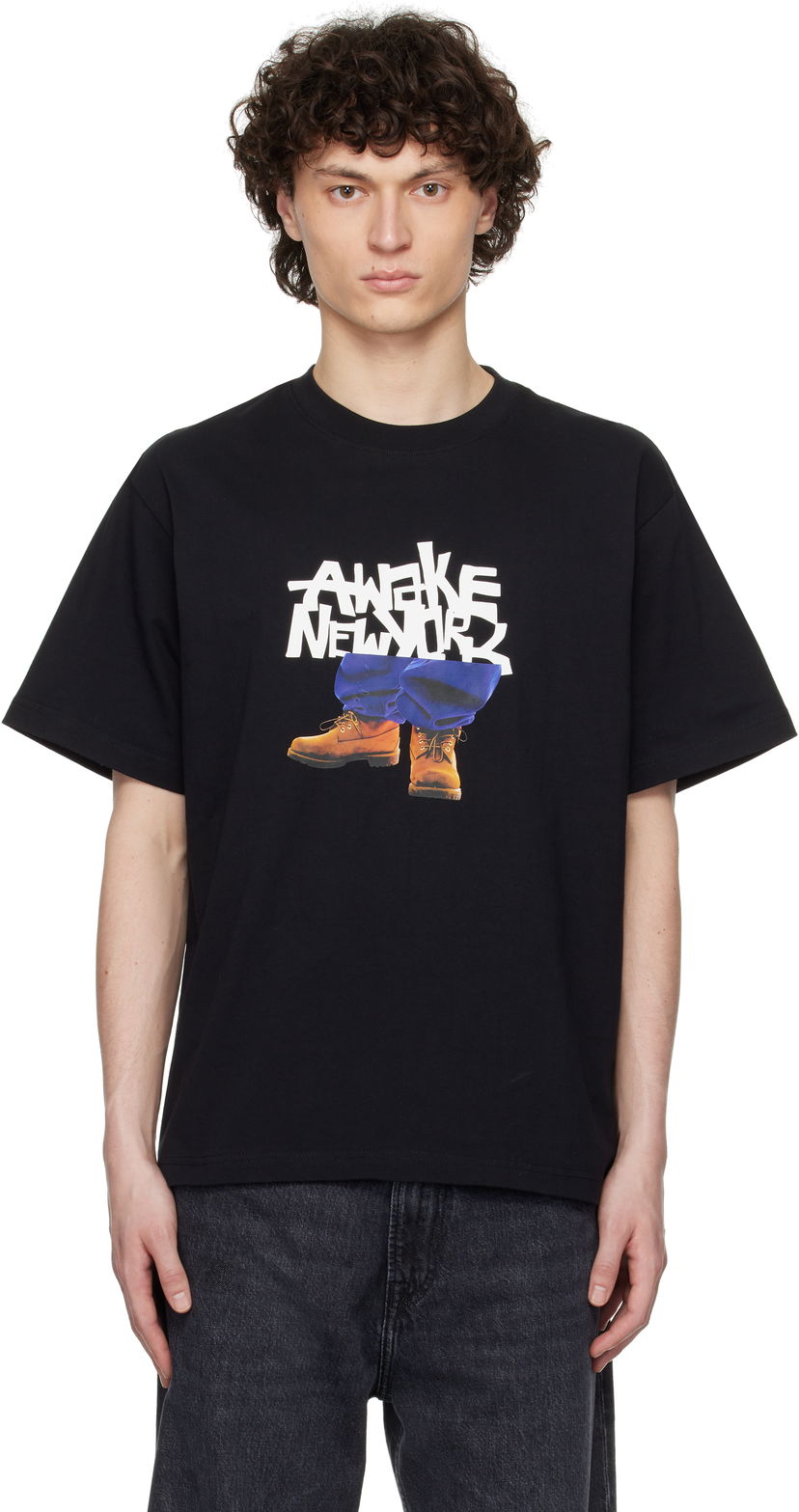 Majica kratkih rukava Awake NY Awake NY Stomper Graphic T-Shirt Crna | AWK-SP25-TS009