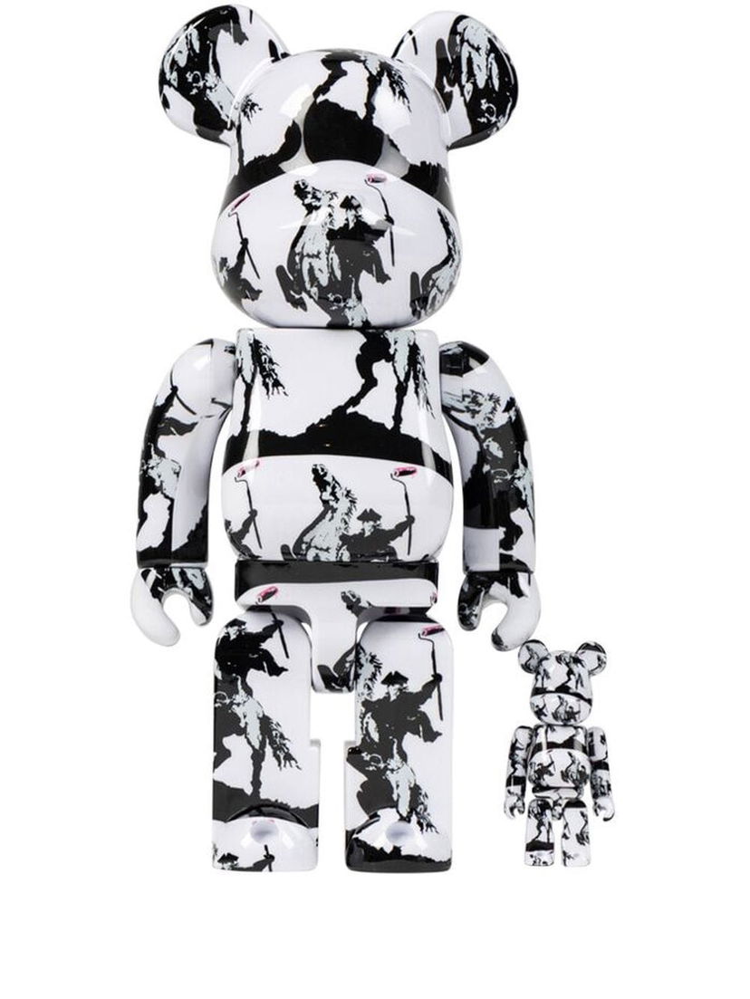 Kolekcionarsko Medicom Toy Brandalism Highwayman Be@rbrick collectibles "100% and 400%" - White Crna | MEDI006519105219