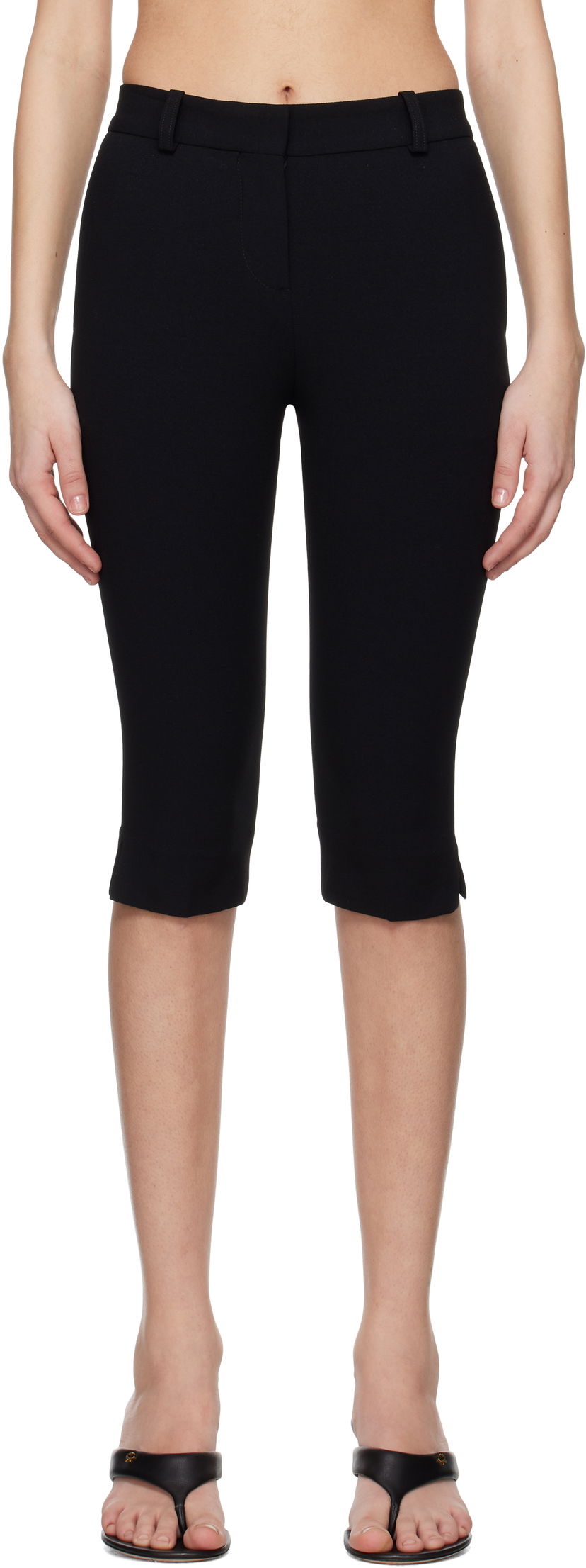 Hlače TOTEME TOTEME Capri Trousers Crna | 252-WRB0251-FB0380