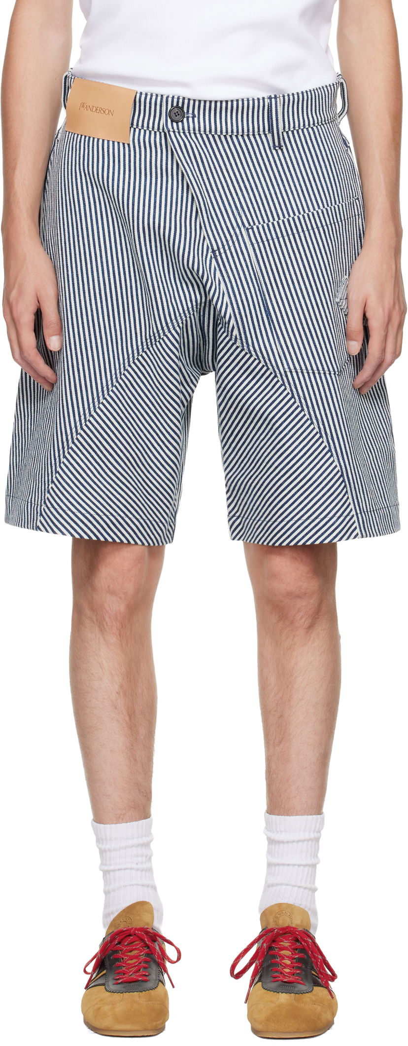 Kratke hlače JW Anderson JW Anderson Twisted Workwear Shorts Tamnoplava | SR0124-PG1819