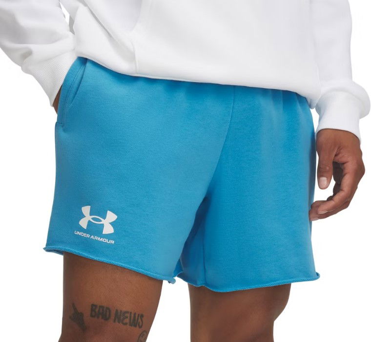Kratke hlače Under Armour Rival Terry 6" Training Shorts Plava | 1382427-452