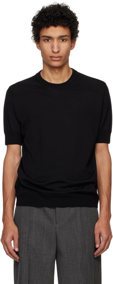 Majica kratkih rukava Jil Sander Jil Sander Virgin Wool T-Shirt Crna | J22GC0104_J14610, 0