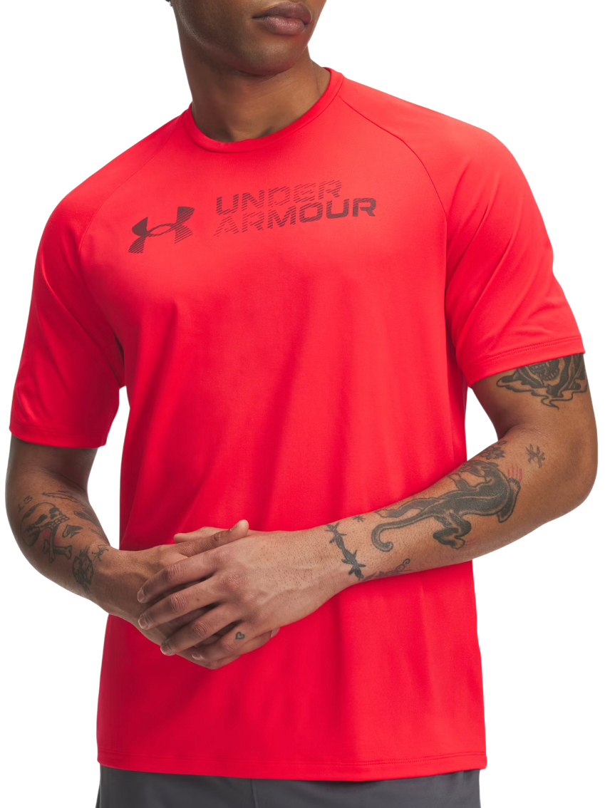 Majica kratkih rukava Under Armour Tech Reflective Short Sleeve T-Shirt Crvena | 6005116-713, 0