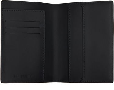 Novčanik Burberry Burberry Check Passport Holder Crna | 8073278, 2