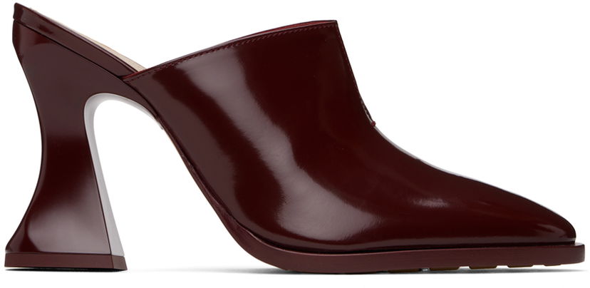 Tenisice i cipele Bottega Veneta Cha-Cha Patent Leather Mules Crvena | 787036 V4BO0