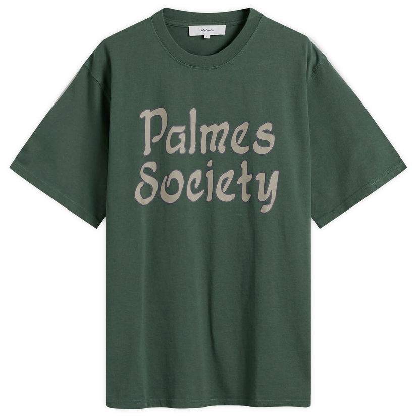 Majica kratkih rukava Palmes Palmes Society T-Shirt, Size Small Zelena | P10-0040-777