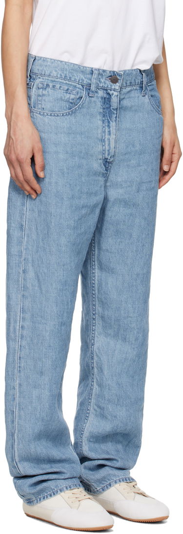 Jeans The Row The Row Tarley Wide Leg Jeans Plava | 8766-W3654, 1