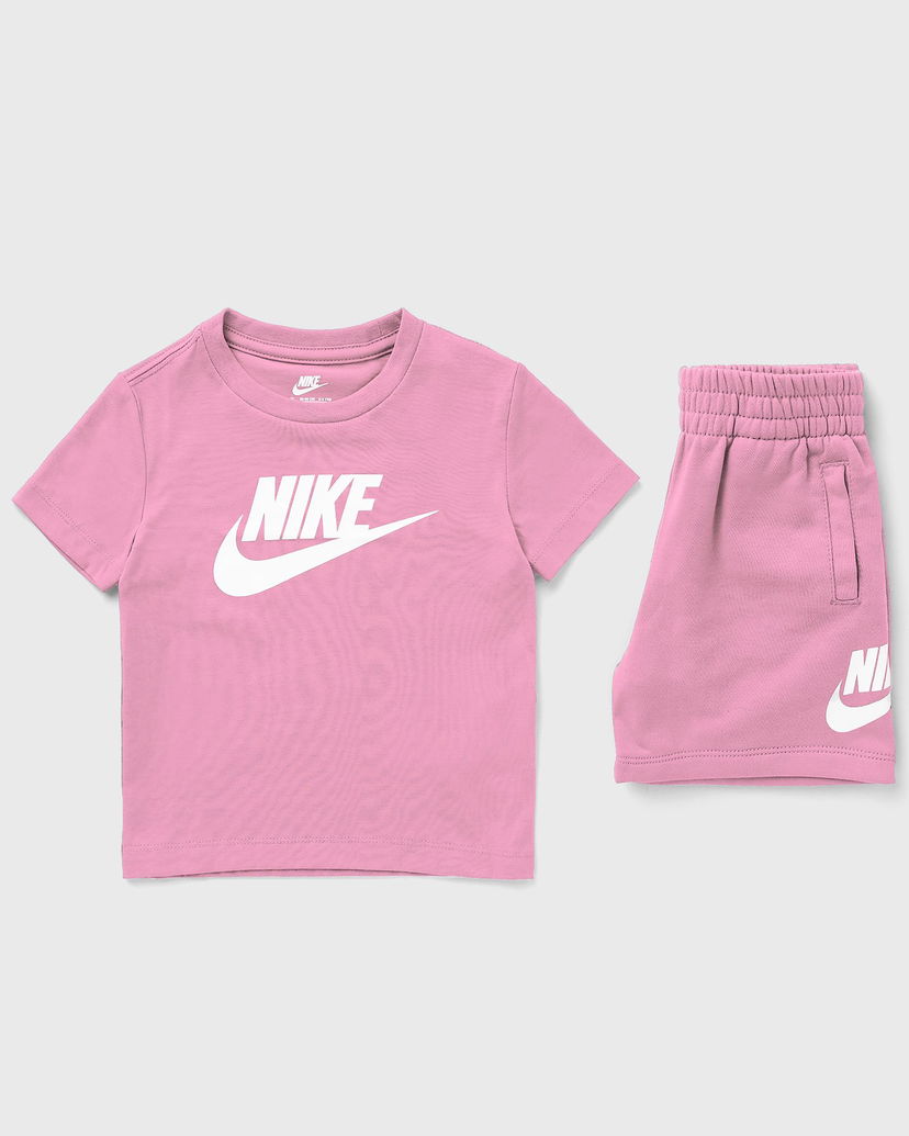 Trenerka Nike Toddler Girls' T-Shirt and Shorts Set Ružičasta | 36L596-ACG