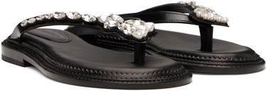 Tenisice i cipele Simone Rocha Simone Rocha Embellished Flower Flip-Flops Crna | SLD54B 0740, 3