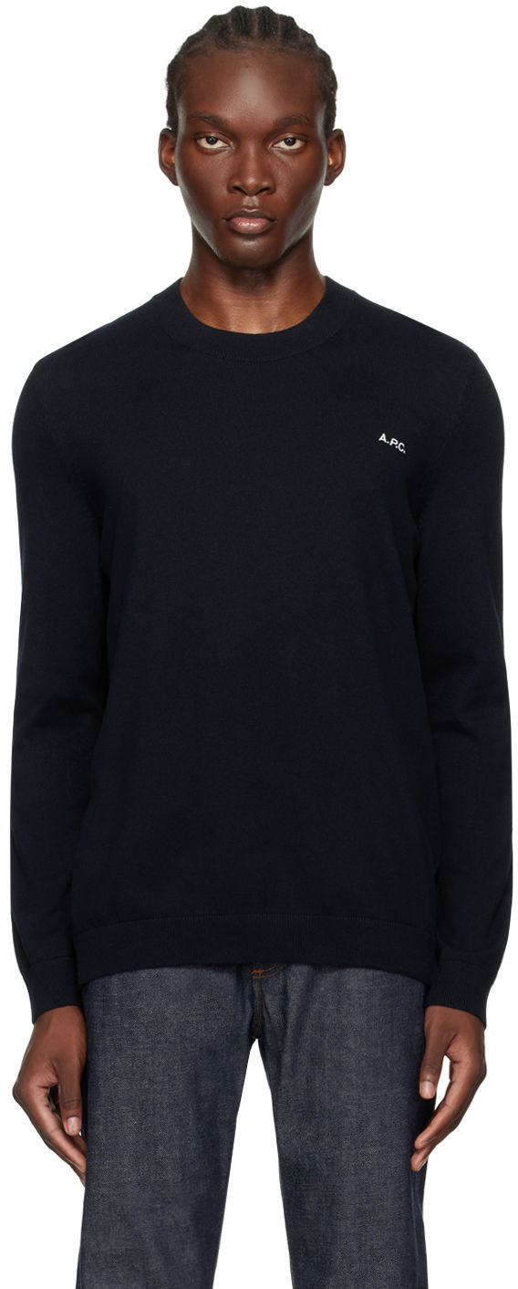 Džemper A.P.C. Navy Amir Sweater Tamnoplava | COGDK-H23357