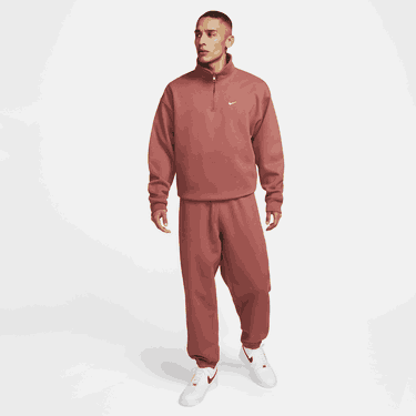 Dukserice Nike Solo Swoosh 1/4-Zip Top Crvena | DQ5209-691, 3