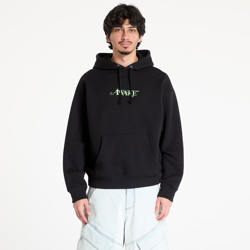 Dukserice Awake NY Awake NY Classic Logo Hoodie Crna | AWK-SP25-HD002-BLK