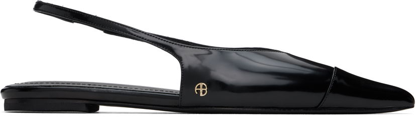 Tenisice i cipele Anine Bing Elena Slingback Ballerina Flats Crna | A-14-10263-050
