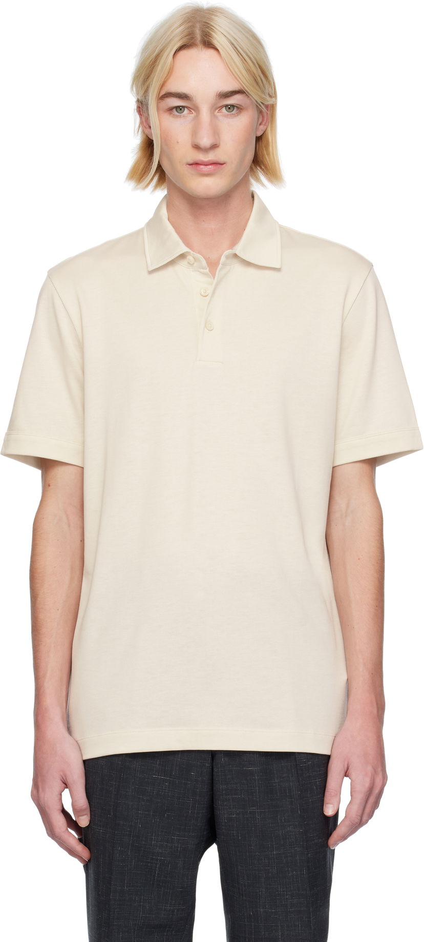 Polo majica BOSS Three-Button Polo Shirt Bijela | 50521106