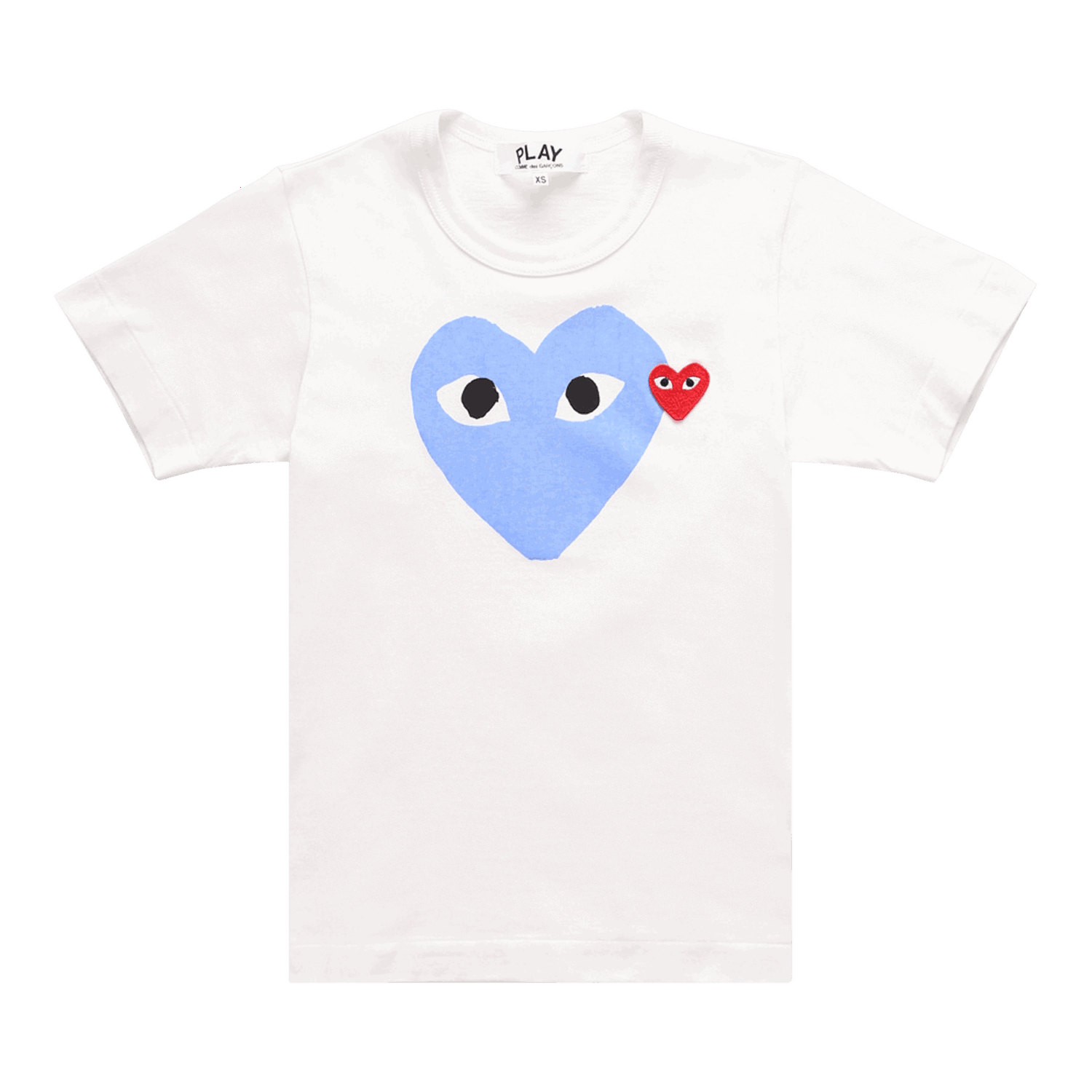 Majica kratkih rukava Comme des Garçons PLAY Heart Tee Bijela | P1T105 2, 0