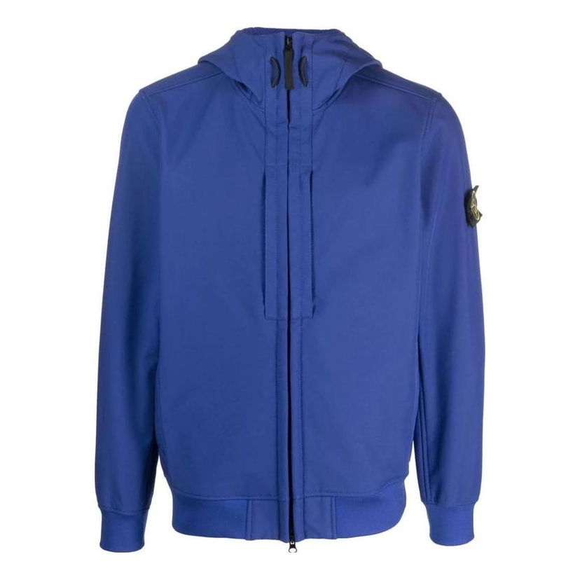 Vjetrovka Stone Island Soft Shell Hoody Jacket Plava | 7915Q0122-V0022