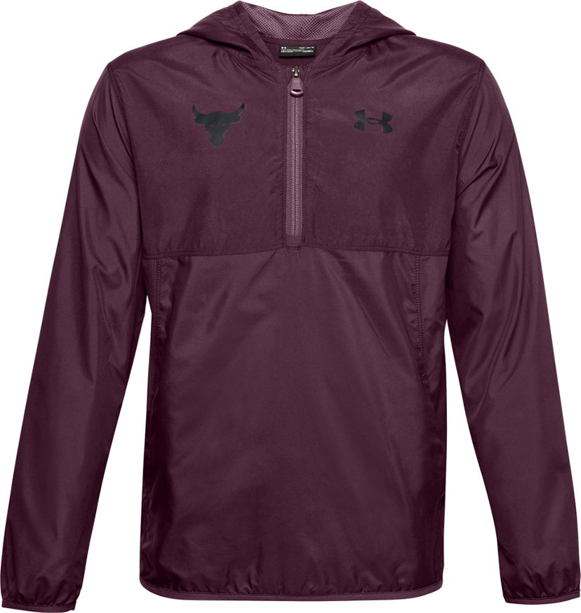 Vjetrovka Under Armour Project Rock Collection Hooded Jacket Tamnocrvena | 1357573-569