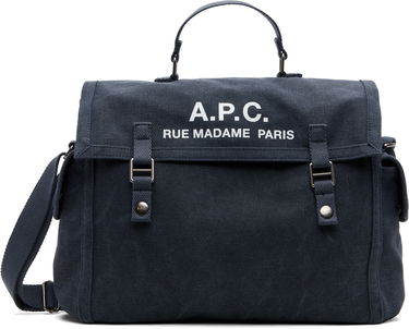 Torba za rame A.P.C. A.P.C. Recuperation Satchel Bag Tamnoplava | COHGV-H61930, 0