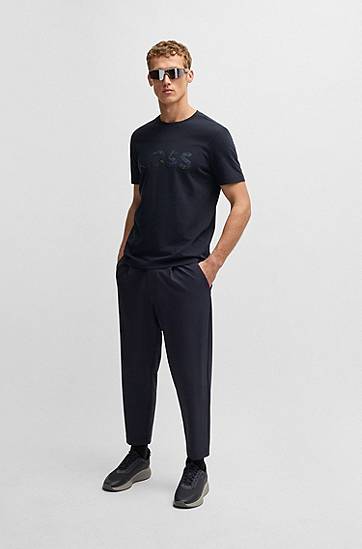 Majica kratkih rukava BOSS BOSS T-Shirt with Logo Print Tamnoplava | 50537834, 1