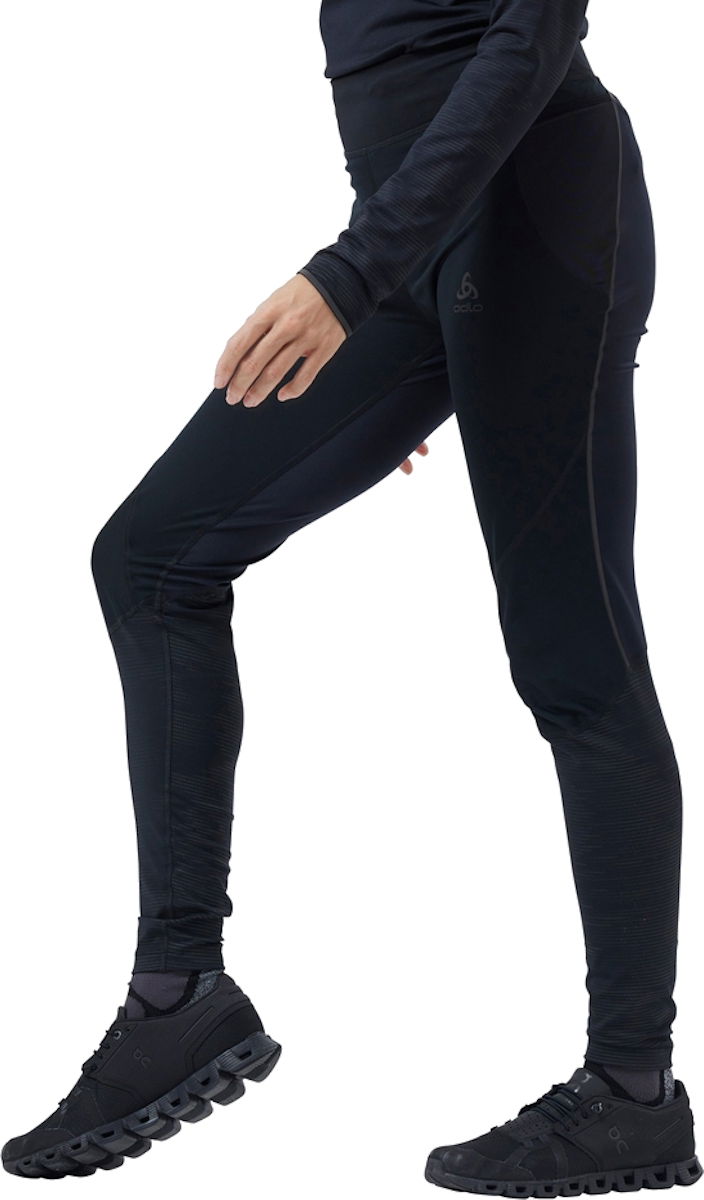 Čarape Odlo ZEROWEIGHT WARM REFLECTIVE Tights Crna | 323121-15000