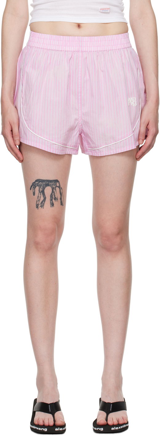 Kratke hlače Alexander Wang Track Shorts Ružičasta | 4WC3244386