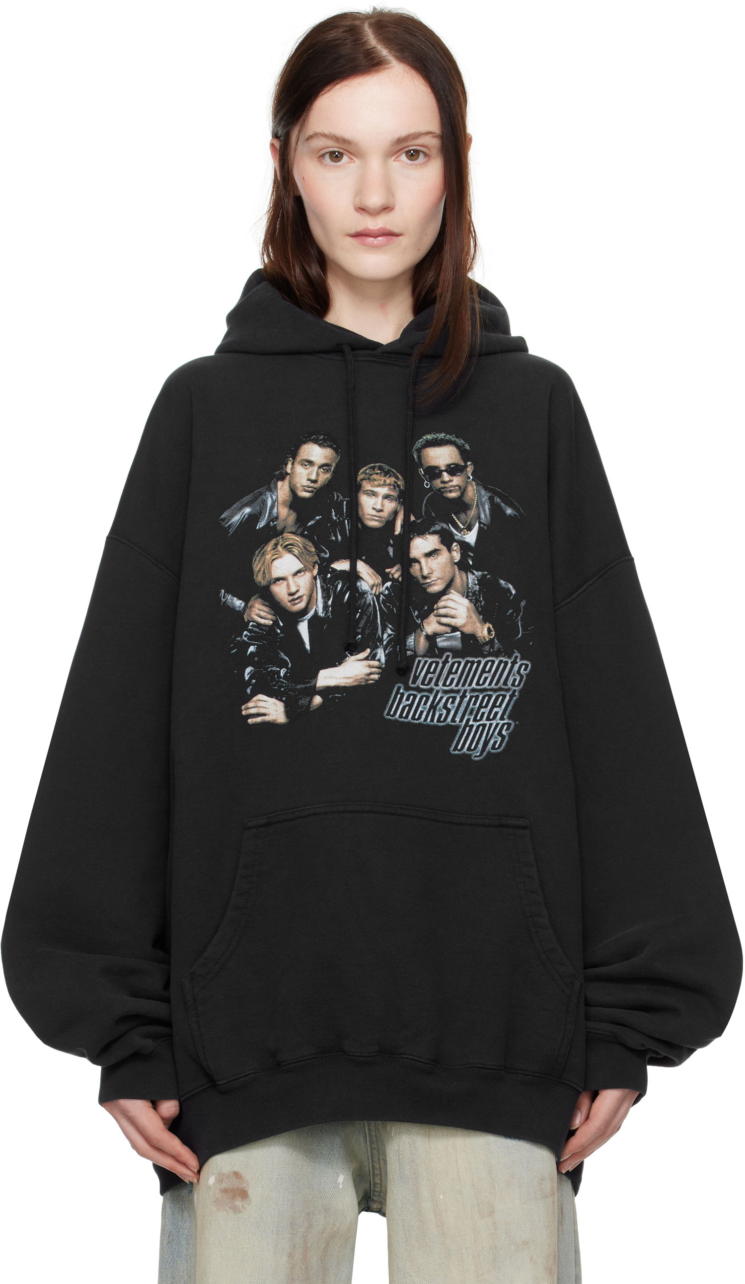 Dukserice VETEMENTS Vetements Backstreet Boys Print Hoodie Crna | UA66HD700B, 0