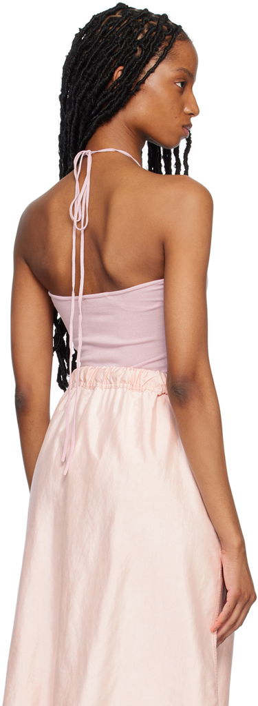 Majica bez rukava BEC + BRIDGE BEC + BRIDGE Esmae Halter Bodysuit Ružičasta | A23-20960, 2