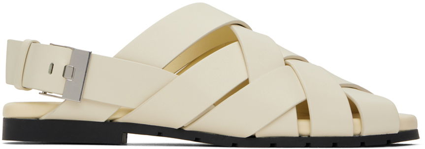 Tenisice i cipele Bottega Veneta Alfie Leather Sandals Bijela | 775301V2ED09031, 0