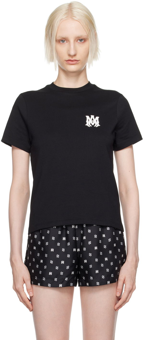 Majica kratkih rukava AMIRI Black Core Logo T-Shirt Crna | AWJYTE1036