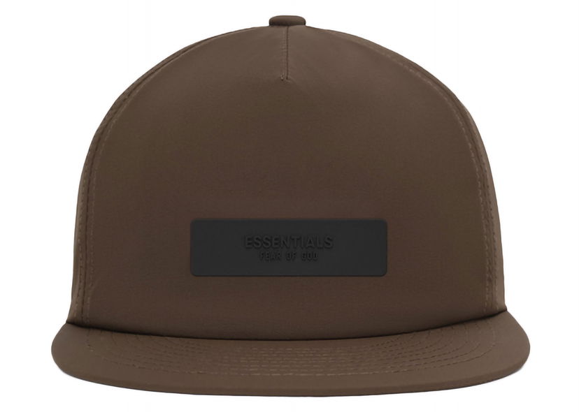 Kapa Fear of God Essentials Core Collection Nylon Baseball Cap Smeđa | 642SU247116F