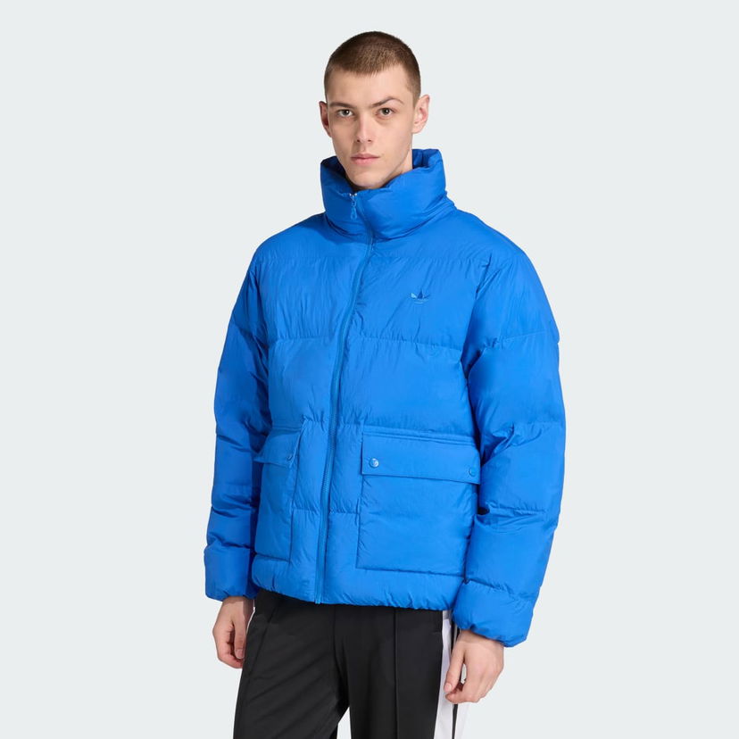 Pernata jakna adidas Originals adidas Originals Faux Down Puffer Jacket Plava | JX4088