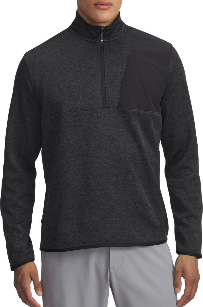 Džemper Under Armour Drive SweaterFleece Half-Zip Pullover Siva | 6005671-001