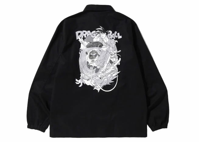 Jakna BAPE BAPE x Dragon Ball Z Coaches Jacket (FW23) Black Crna | 1I23-140-906