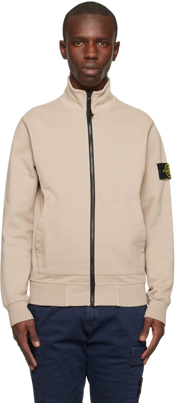 Dukserice Stone Island Zip-Up Bež | 101564351, 0