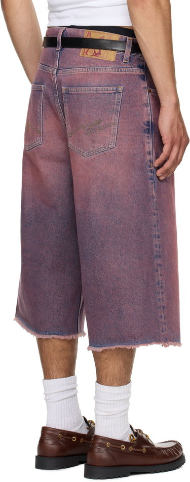 Kratke hlače Martine Rose Martine Rose Frayed Denim Shorts Ružičasta | 247WD06115, 2