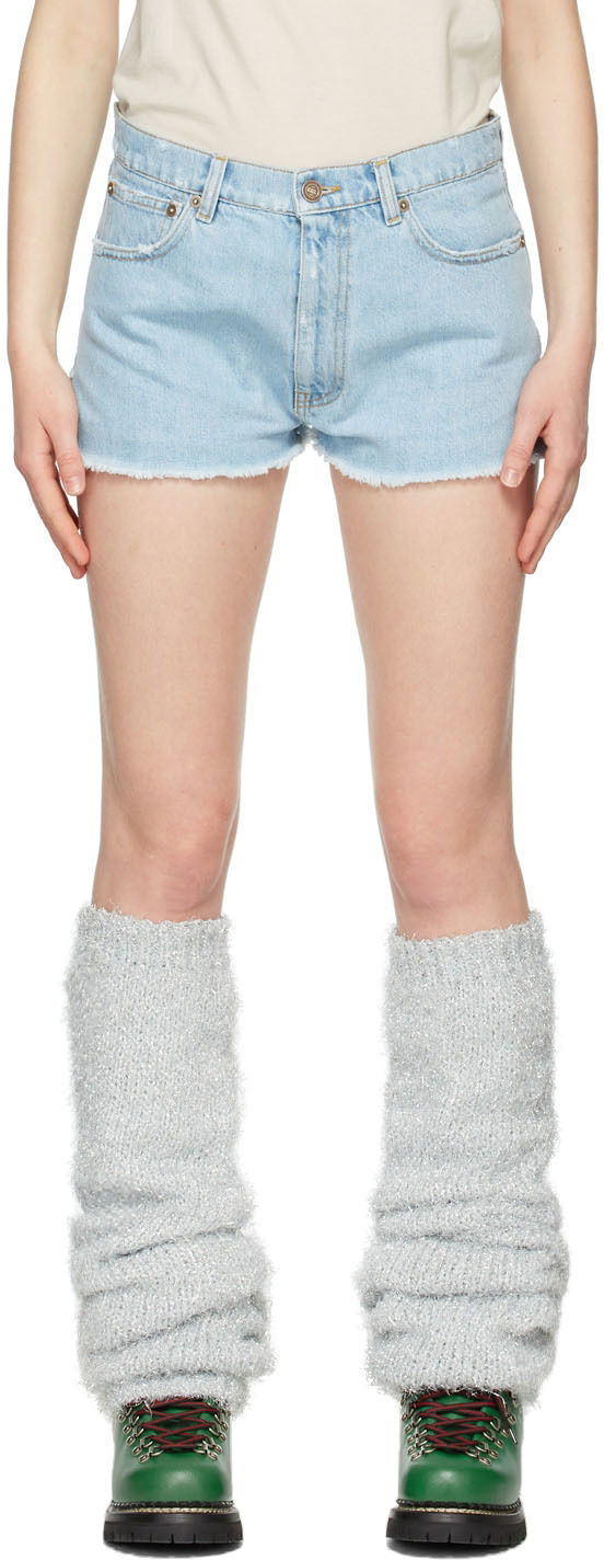 Kratke hlače ERL ERL Denim Shorts Plava | ERL04P013