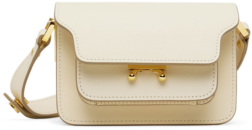Ručna torbica Marni Marni Trunk Mini Bag Bež | M00997