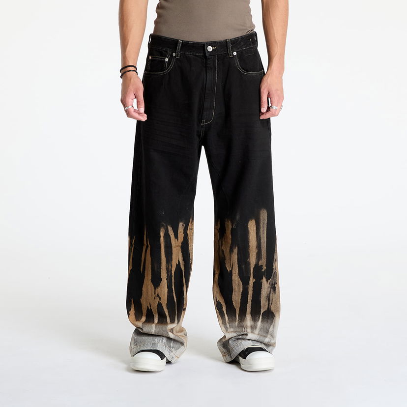 Jeans Rick Owens DRKSHDW Denim Geth Jeans Black/ Terra Crna | DU02D2351 BSUN 0983
