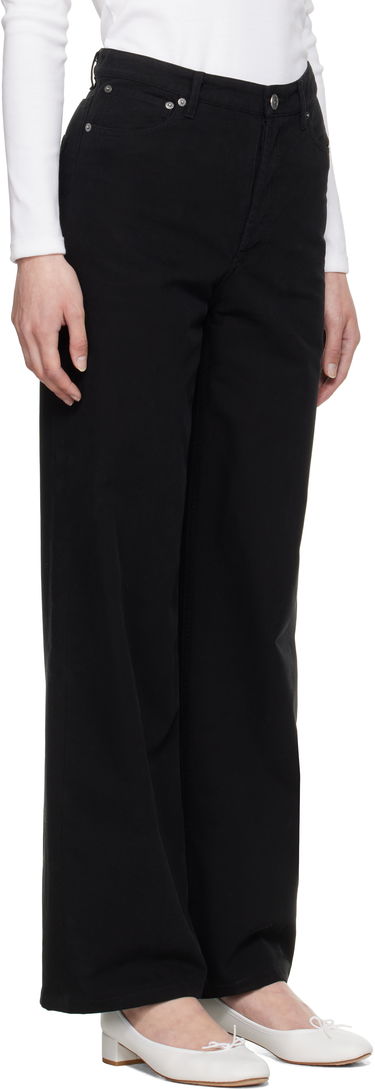 Jeans A.P.C. A.P.C. Elisabeth Wide-Leg Jeans Crna | COGBJ-F09181, 1