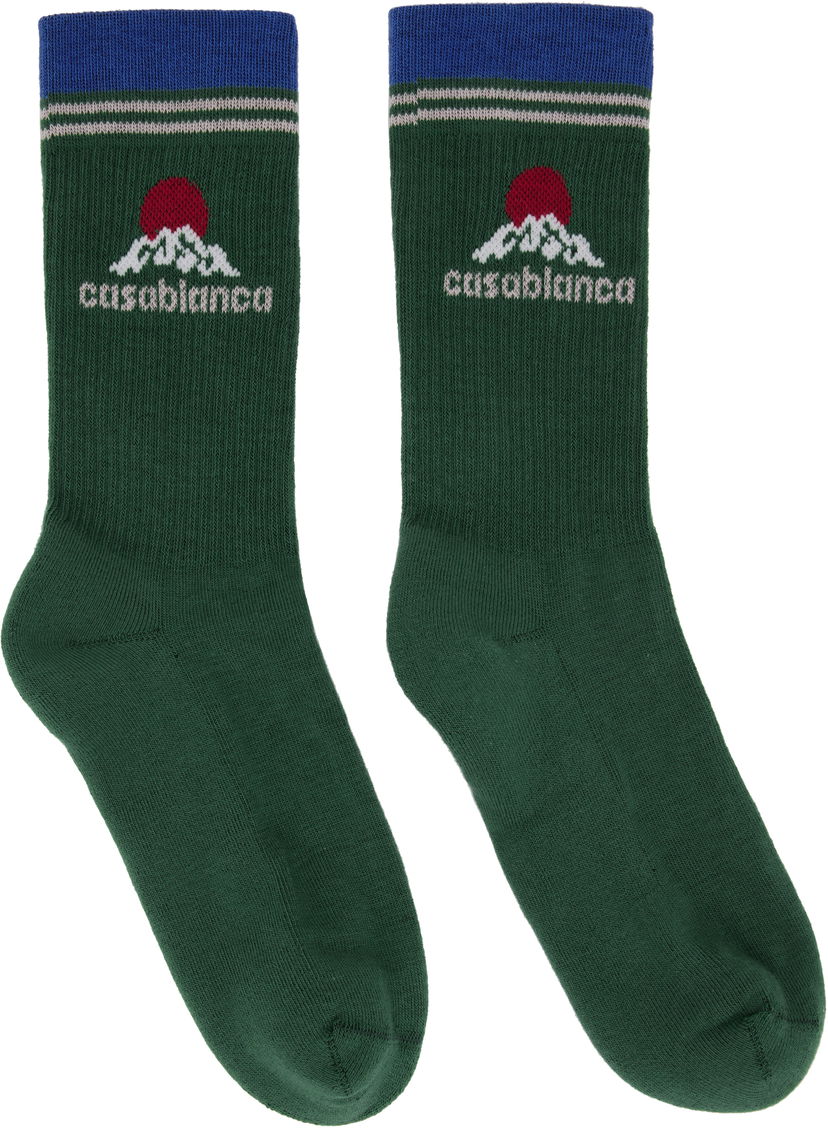 Čarape Casablanca Casablanca Montagne Socks Zelena | APF25-ACC-010-06