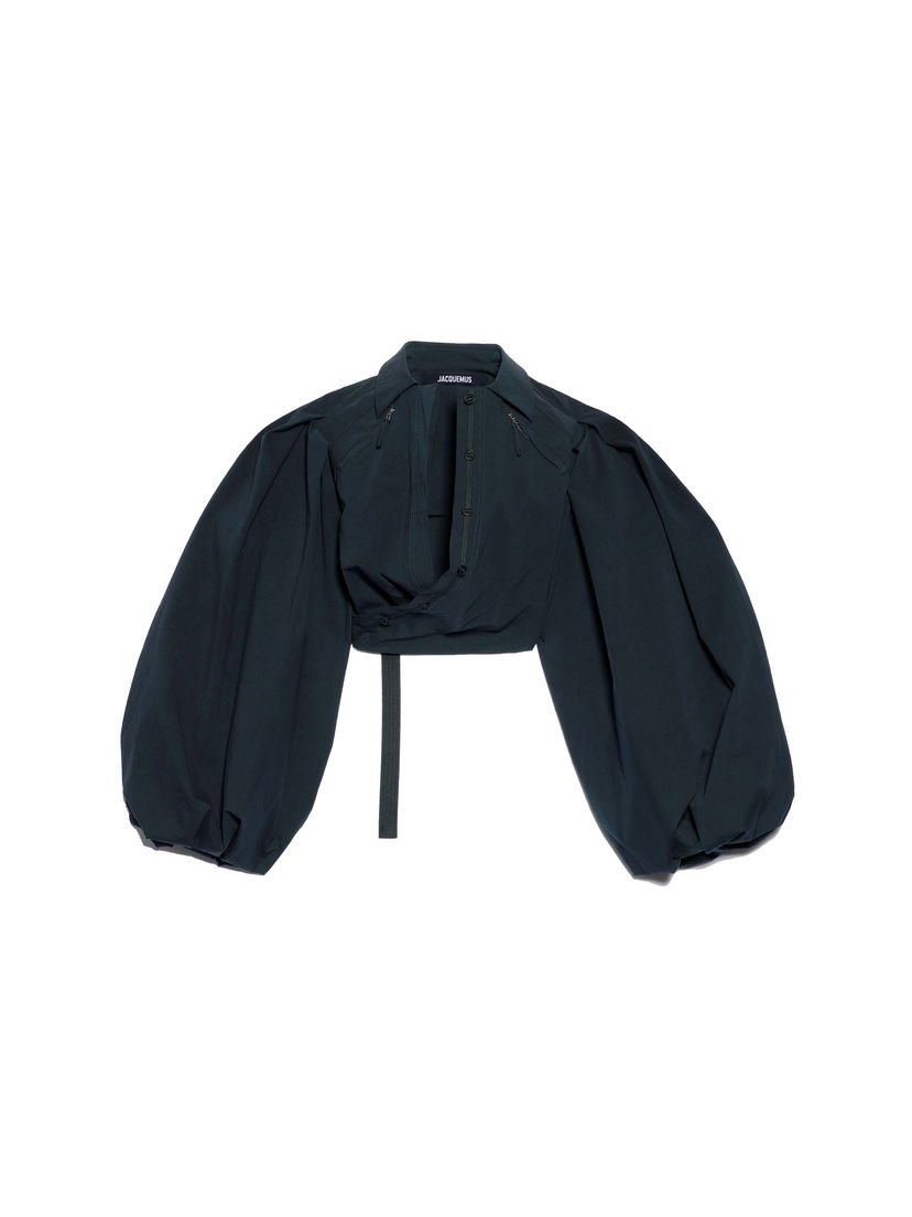Košulja Jacquemus Le Haut Bahia Boule Shirt Crna | 233TO065-1058-390