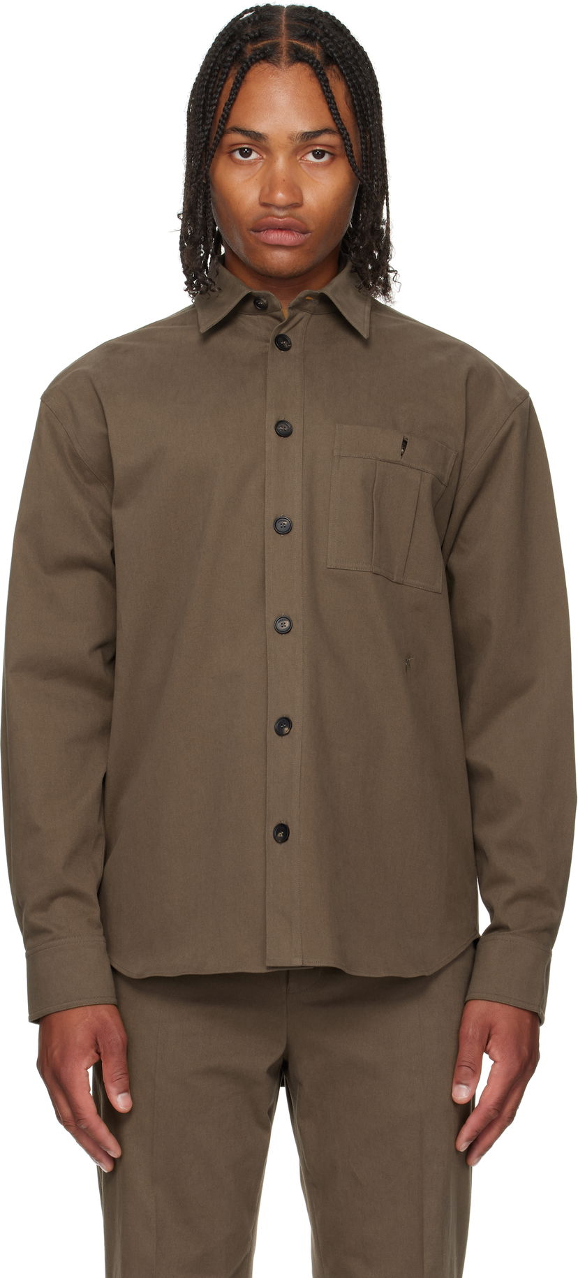 Košulja FERRAGAMO Ferragamo Oversized Shirt Zelena | 785060