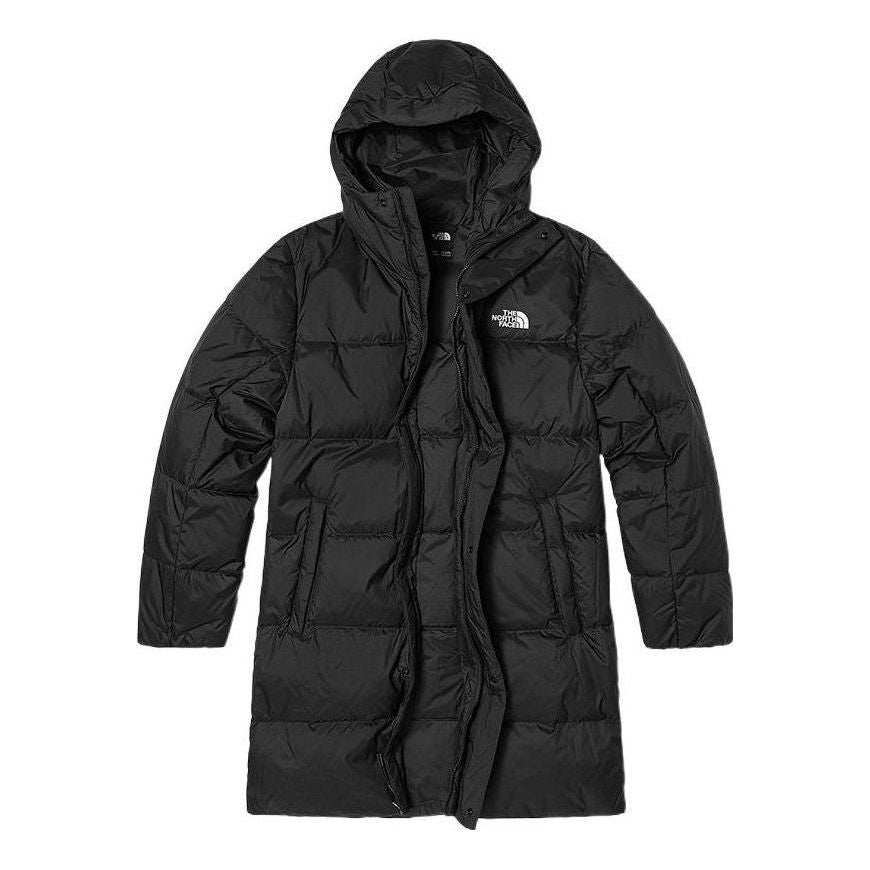 Pernata jakna The North Face Logo-Print Long Puffer Coat Crna | NF0A7W7K-JK3, 0
