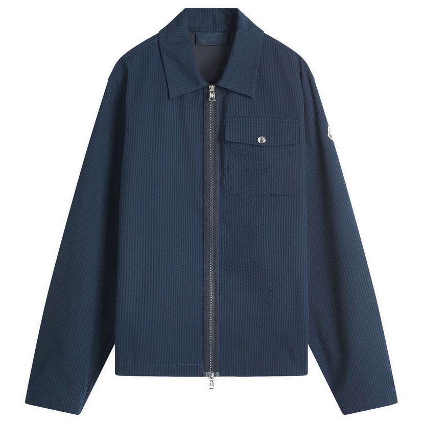 Vjetrovka Moncler Seersucker Shirt X-Small Tamnoplava | 2F000-23-598JC-780