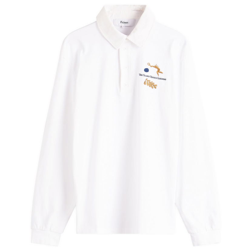 Polo majica Palmes Garden Rugby Shirt, Size Large Bijela | P15-0029-001