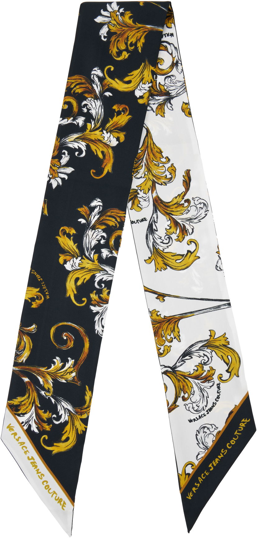 Šal Versace Versace Jeans Couture Barocco Print Silk Twill Scarf Višebojno | E78HA7H08_EZG356