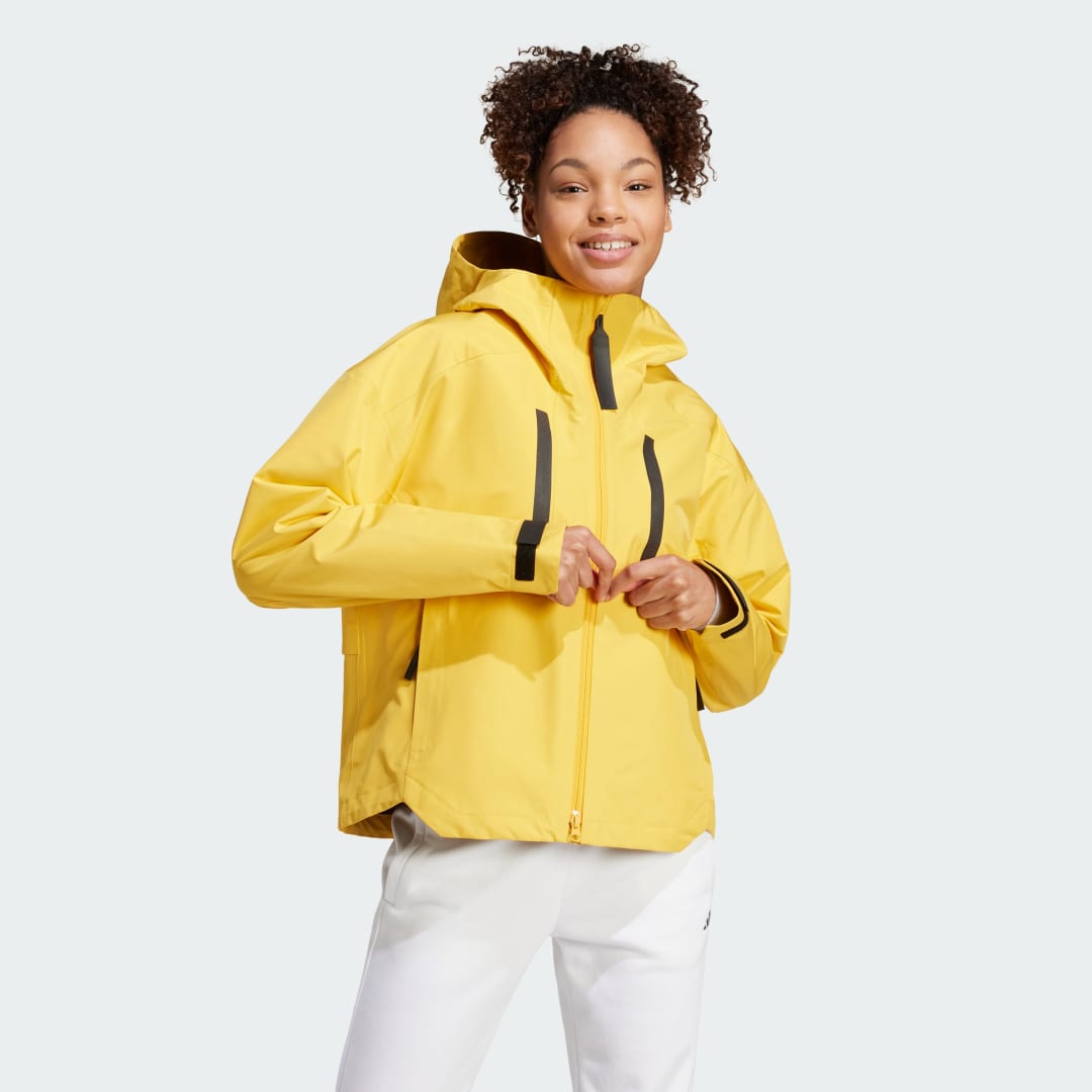 Vjetrovka adidas Performance Myshelter Rain.Rdy Jacket Žuta | IM8529, 0