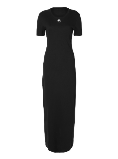 Haljina Marine Serre Organic Cotton Rib Tube Dress Crna | WDR057-BK99